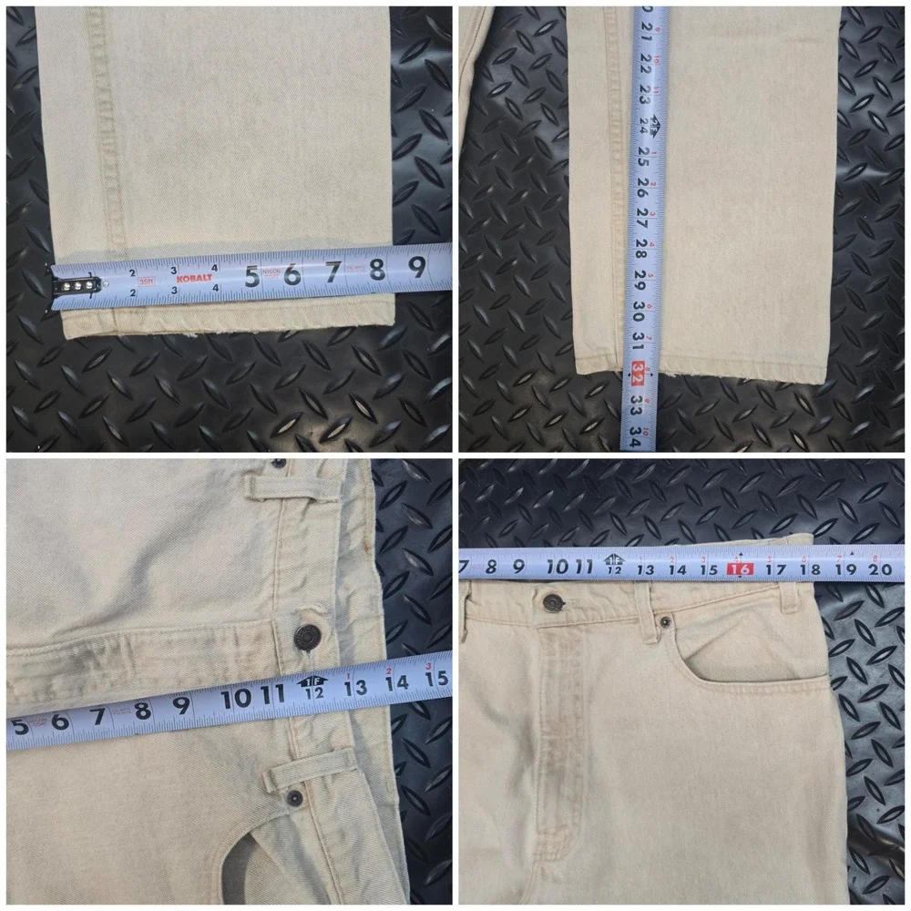 Vintage‎ 1991 Levis 540 Relaxed Fit Jeans Tan Khaki Denim Made in USA Mens 38x32